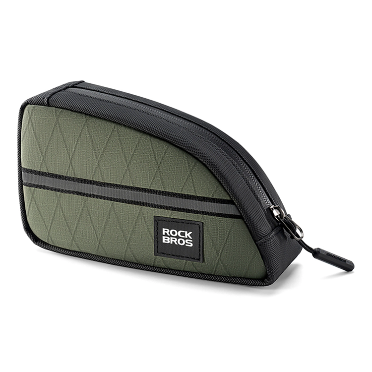 Rockbros Triangel Cykelramväska 0.8L - Grön (Grön) | 3778 | AlltMobil