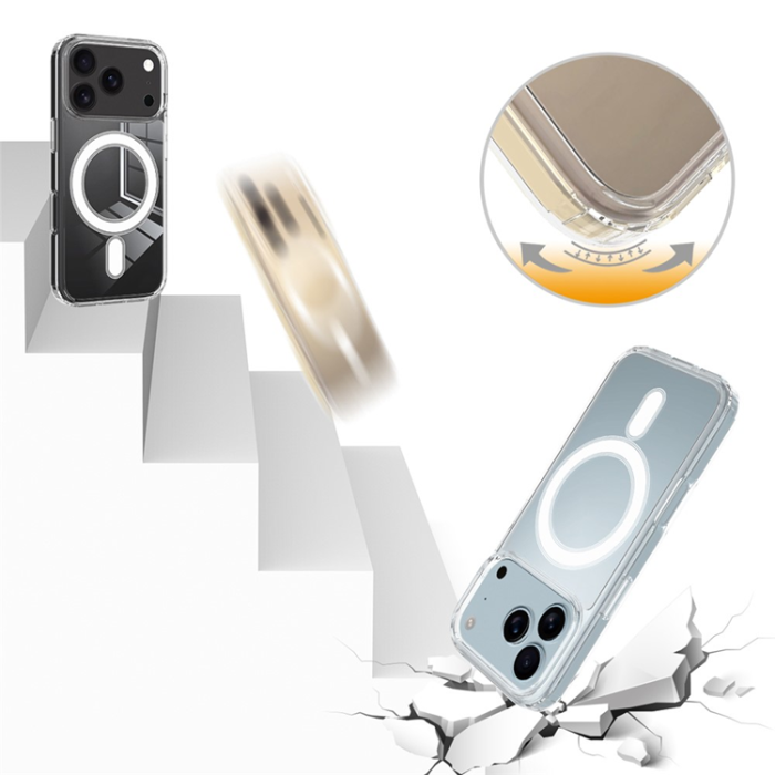 A-One Brand - iPhone 17 Pro Mobilskal MagSafe - Transparent