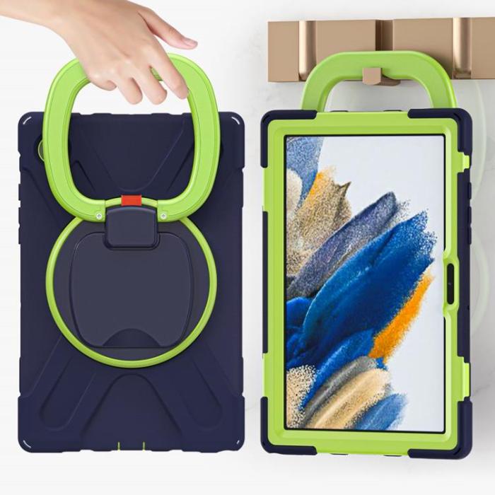 Tech-Protect - Tech-Protect X-Armor Skal Galaxy Tab A8 10.5 - Navy/Lime