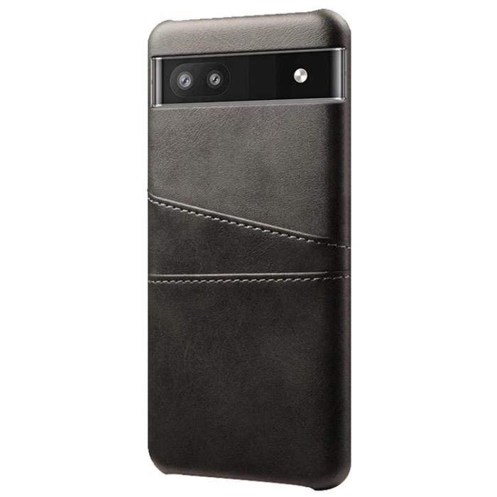 A-One Brand - Google Pixel 6a Skal Korthållare Ultra-thin PU Läder - Svart