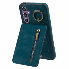 Taltech - Galaxy S24 Mobilskal Kickstand Korth&aring;llare - Bl&aring;