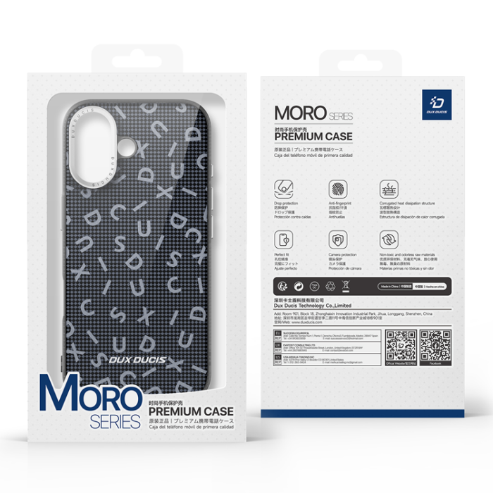 Dux Ducis - DUX DUCIS iPhone 17 Mobiskal MagSafe Moro - Svart