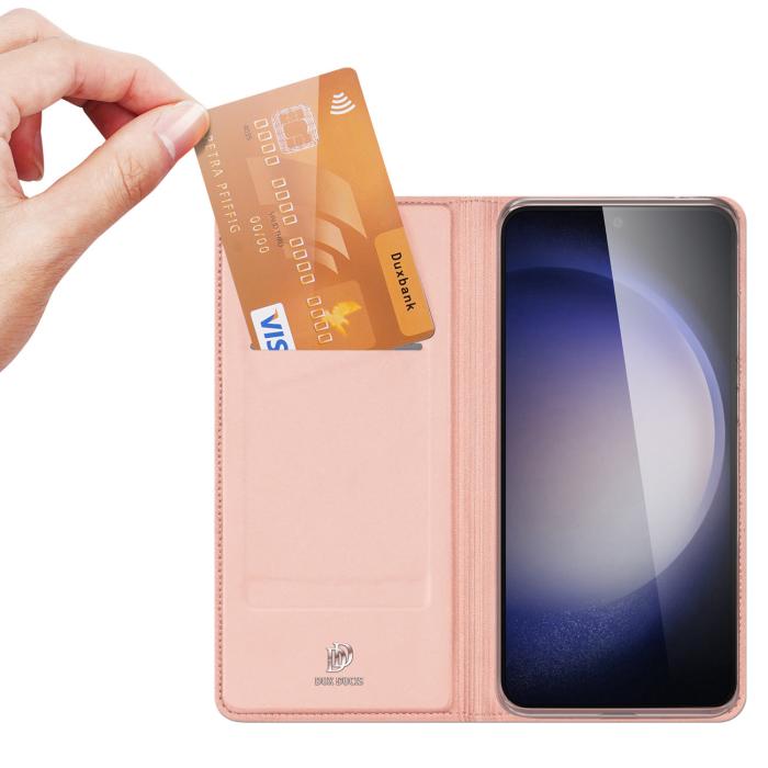 Dux Ducis - Dux Ducis Galaxy S23 FE Plånboksfodral Skin Pro - Rosa