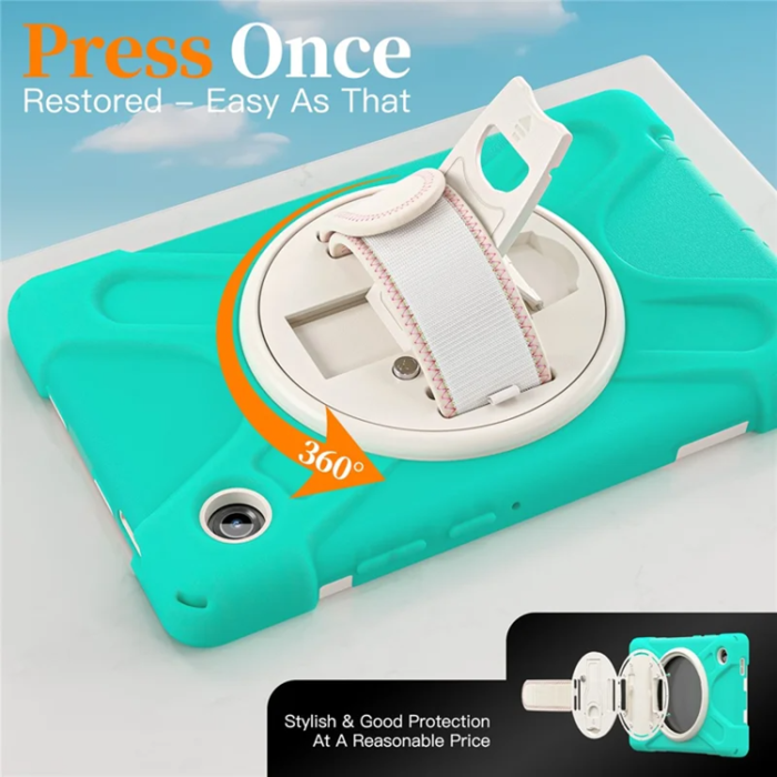 A-One Brand - Galaxy Tab A11 Skal Kickstand Silikon Axelrem