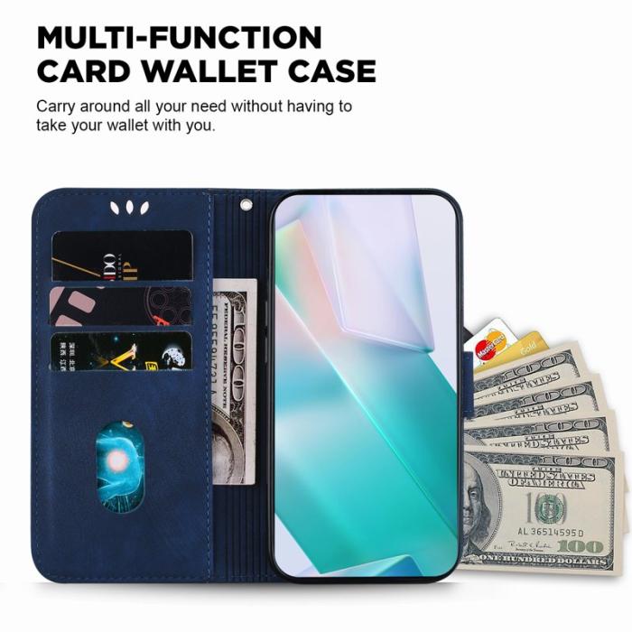 OEM - Samsung Galaxy S26 / S26 Pro Plånboksfodral Konstläder Stötskydd - Blå