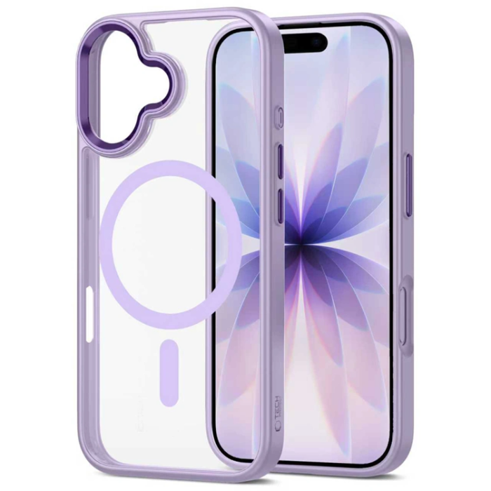 Tech-Protect - Tech-Protect iPhone 17 Mobilskal Magsafe Magmat - Lavender/Clear