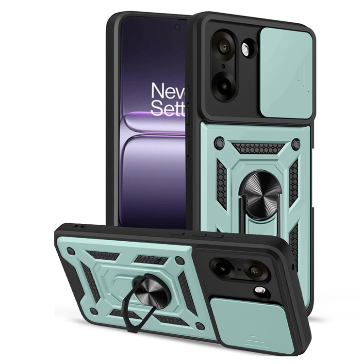 OnePlus Nord CE5 Mobilskal Slide Camera Kickstand - Grön (Grön) | 2353 | AlltMobil