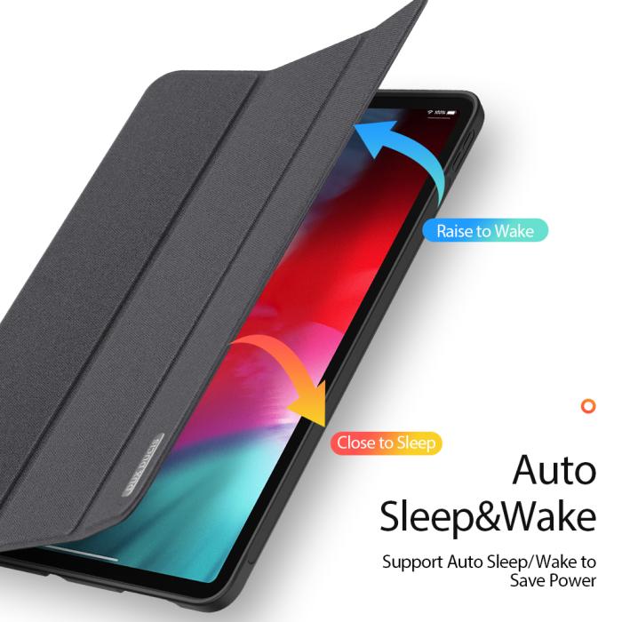OEM - Dux Ducis Domo Tri-Fold Fodral till Apple Ipad Air 4 - Svart