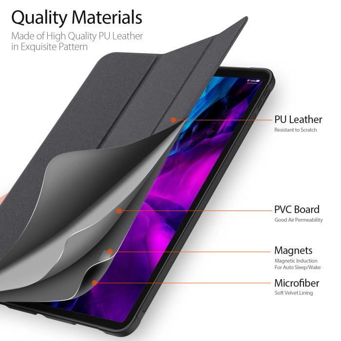 OEM - Dux Ducis Domo Tri-Fold Fodral till Apple Ipad Pro 12.9