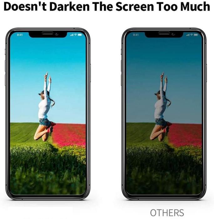 ZiFriend - Privacy Anti-Spy Härdat Glas Skärmskydd till iPhone X/Xs