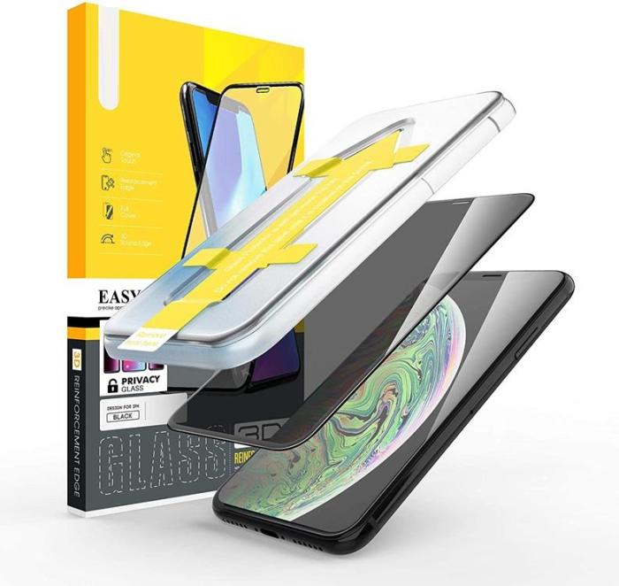 ZiFriend - Privacy Anti-Spy Härdat Glas Skärmskydd till iPhone X/Xs