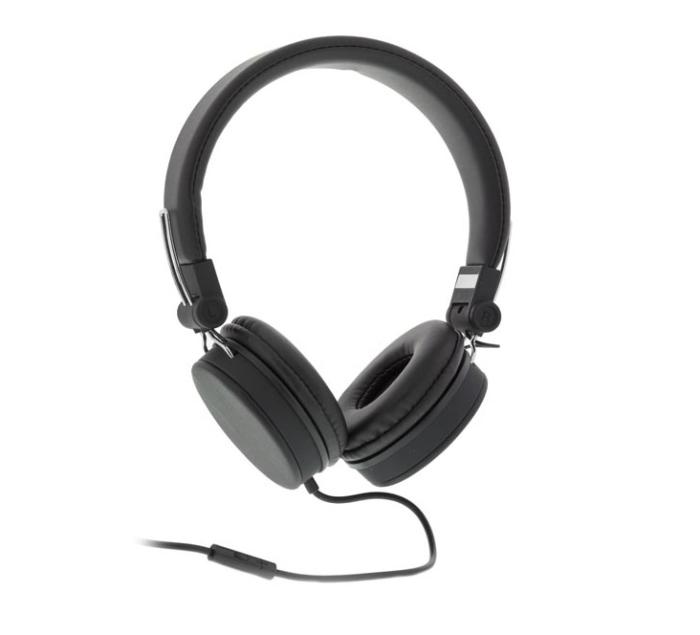 UTGATT4 - STREETZ headset med iPhone-koppling, svarsknapp, mikrofon - Svart