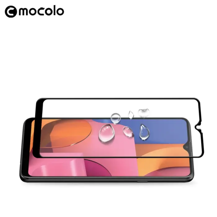 Mocolo - MOCOLO Härdat Glas Skärmskydd Samsung Galaxy A20s - Svart