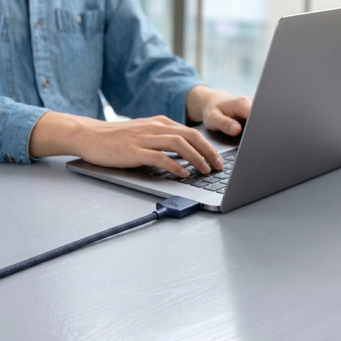 Tech-Protect - Tech-Protect Macbook-Kabel USB-C Till Magsafe 3 140w 2m Ultraboost - Blå