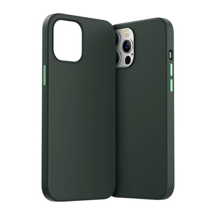 Joyroom - Joyroom Color Series case iPhone 12 Pro Max Grön