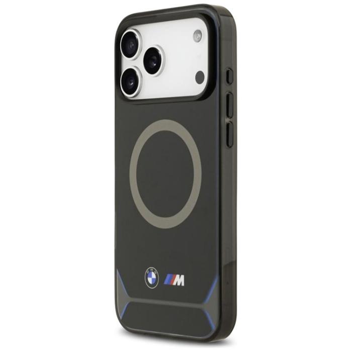 BMW - BMW iPhone 17 Pro Max Mobilskal MagSafe Metal Buttons & Logo - Svart