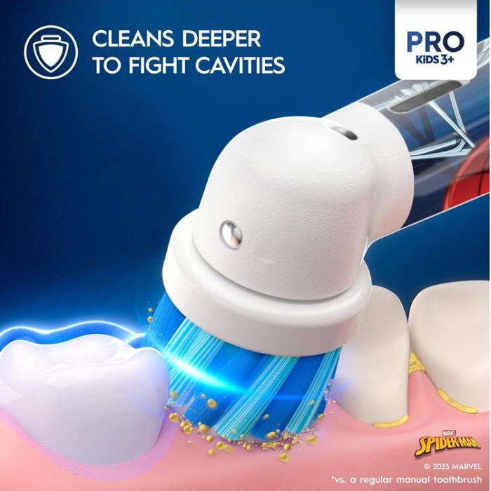 Oral B - Oral B Eltandborste Vitality Pro Kids Spiderman HBOX