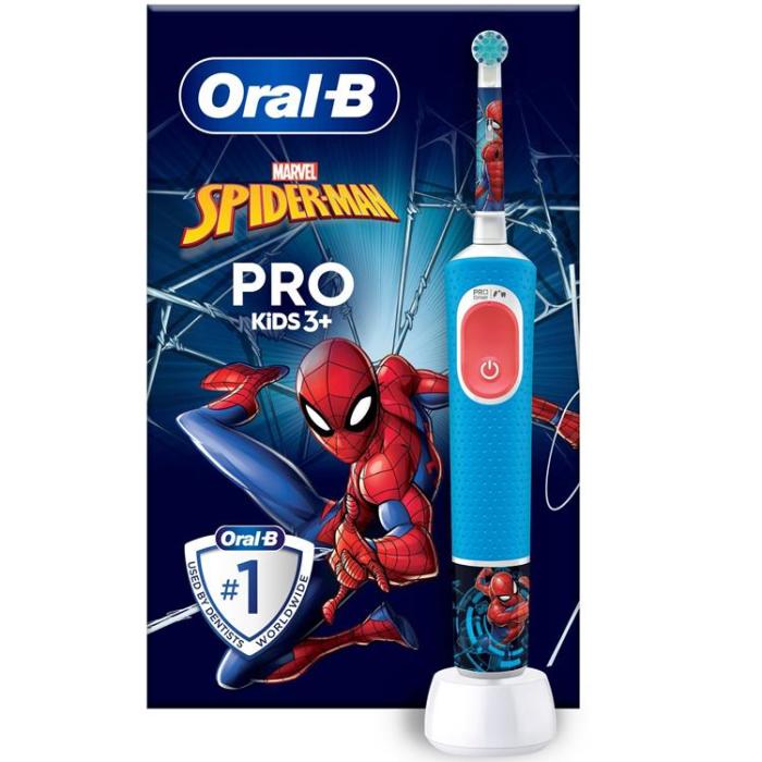 Oral B - Oral B Eltandborste Vitality Pro Kids Spiderman HBOX