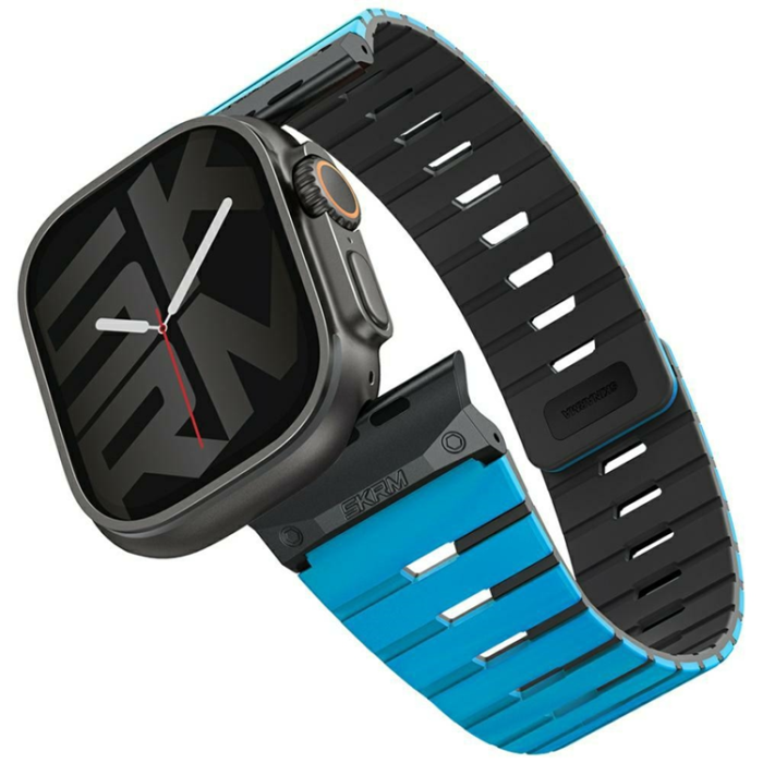 Skinarma - Skinarma Apple Watch 49/46/45/44 Armband Gemini - Blå