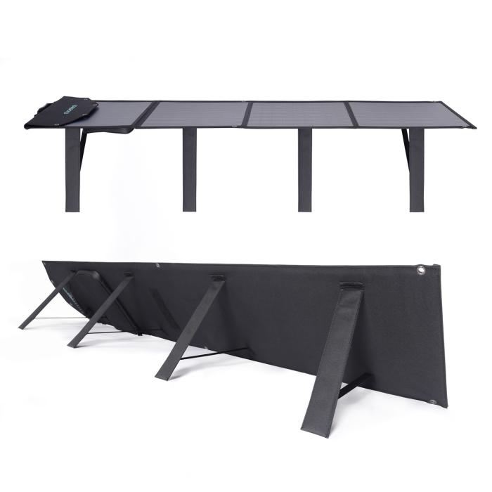 Choetech - Choetech Foldable USB Till Typ-C Solladdare 100W - Svart