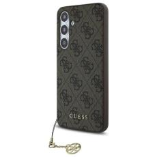 Guess - Guess Mobilskal till Galaxy S24 FE MagSafe 4G Charms Collection - Brun
