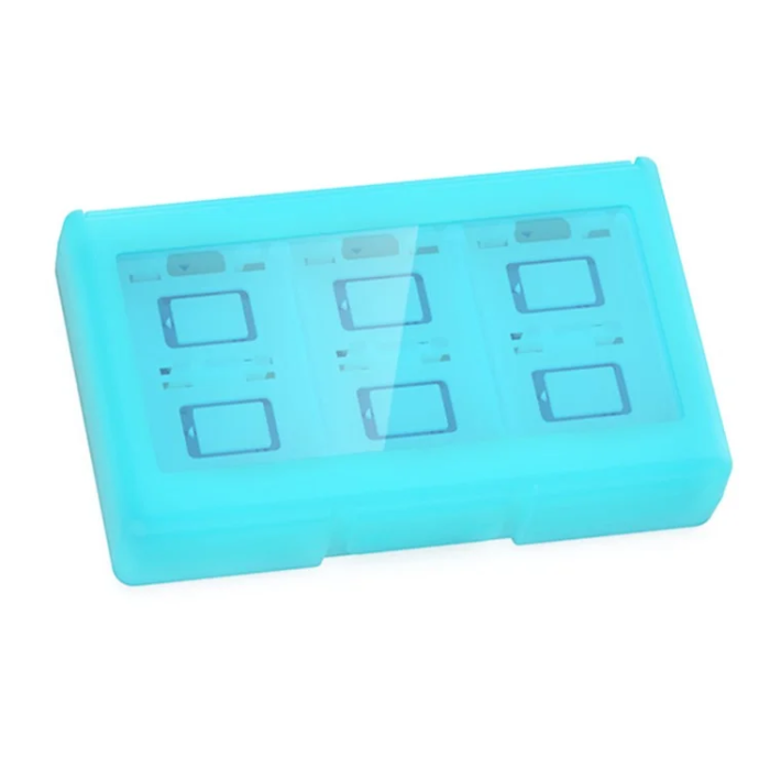 Dobe - Dobe Nintendo Switch 2 Fodral för Game Card - Blå