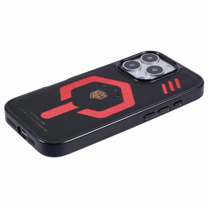 KIGC - KIGC iPhone 16 Pro Max Mobilskal Magsafe Läder - Svart