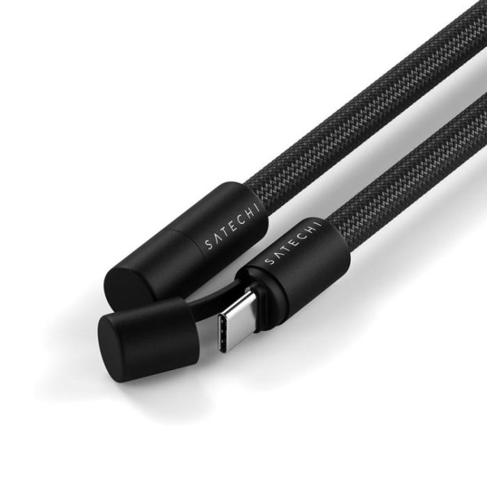 Satechi - Satechi USB-C Nyckelbandskabel Crossbody OntheGo - Svart