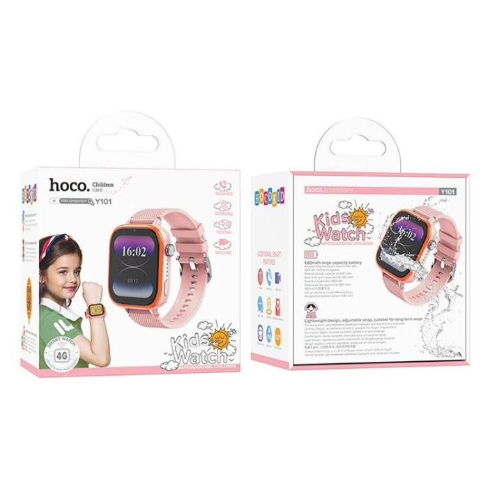 Hoco - Hoco Smartwatch för Barn 2G Y101 - Rosa