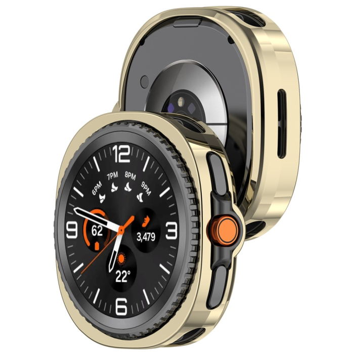 A-One Brand - Galaxy Watch 8 Classic (46mm) Skal TPU Electroplating - Ljusguld