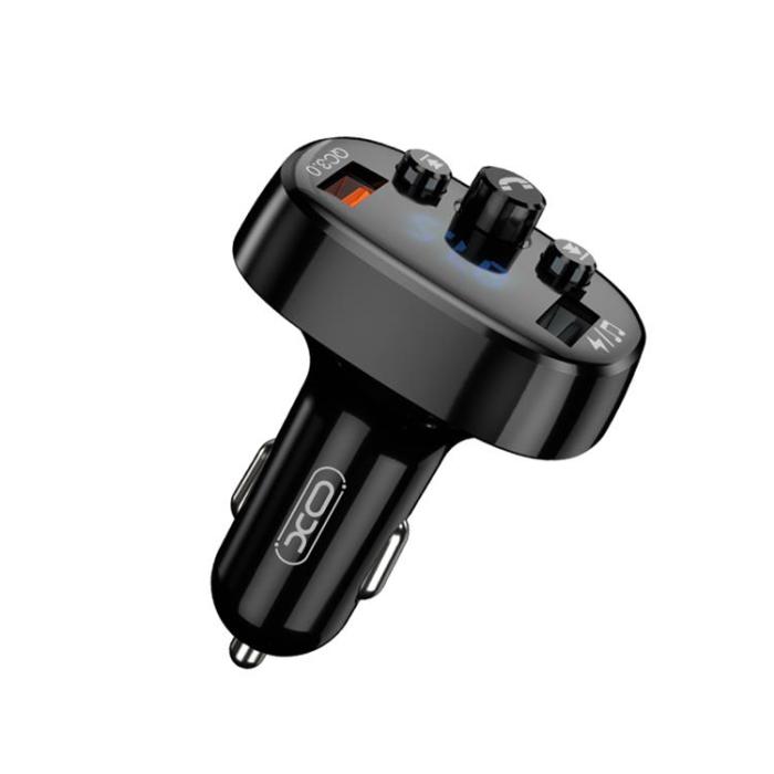 XO - XO FM-sändare Bluetooth MP3 Med Billadare 18W - Svart
