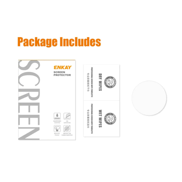 HAT PRINCE - [1-Pack] ENKAY Galaxy Watch 4 Classic (46mm) Härdat Glas Skärmskydd
