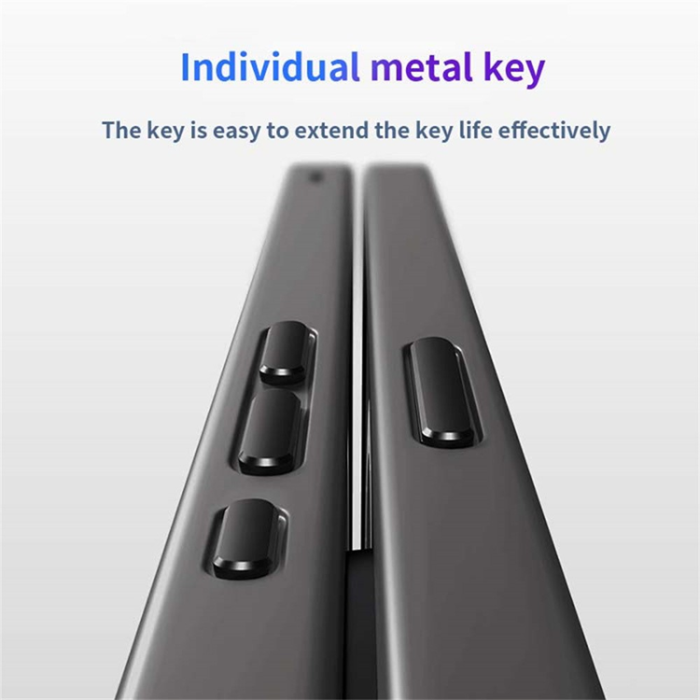 A-One Brand - iPhone 15 Pro Max Mobilskal NFC DIY Customized HD Smart E-Ink - Blå