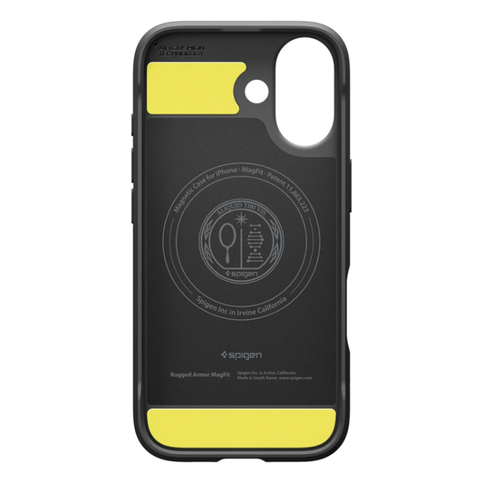 Spigen - Spigen iPhone 17 Mobilskal Magsafe Rugged Armor - Matte Svart