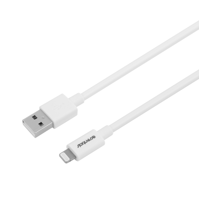 UTGATT1 - Essentials MFi Lightning USB-A Kabel 3m - Vit