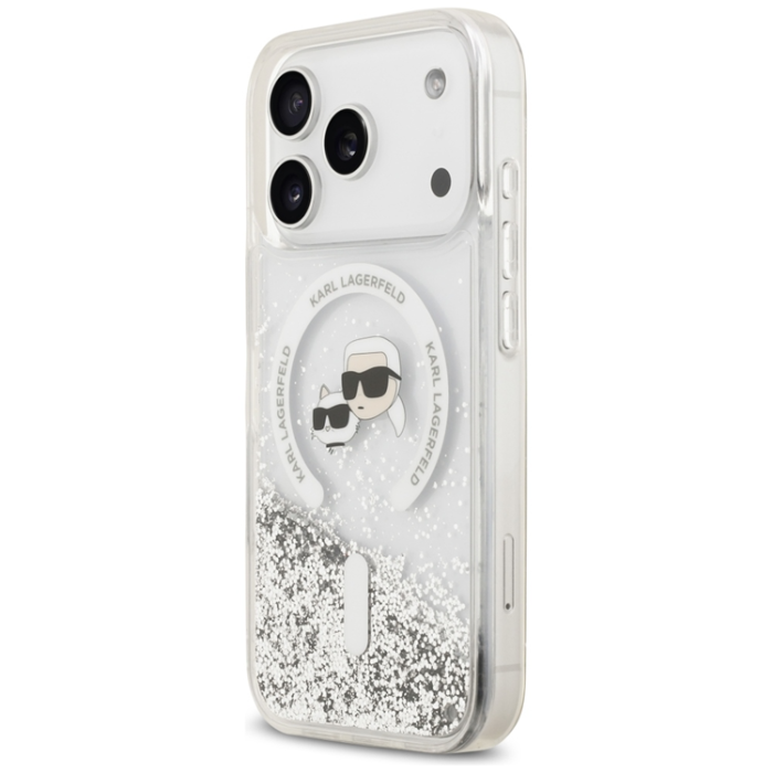 KARL LAGERFELD - Karl Lagerfeld Mobilskal För iPhone 18 Pro/17 Pro Magsafe Liquid Glitter