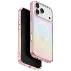 UNIQ - UNIQ iPhone 17 Pro Mobilskal MagSafe Iridescia - Rosa Prisma