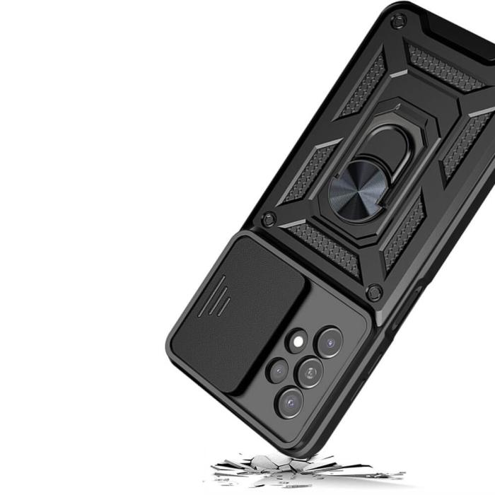 A-One Brand - Camshield Ring skal till Samsung Galaxy A13 4G - Svart