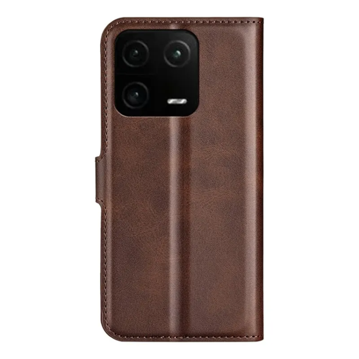 OEM - Xiaomi 13 Plånboksfodral Calf Texture Flip - Brun