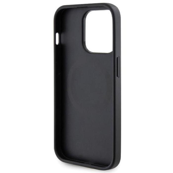 Guess - Guess iPhone 14 Pro Mobilskal Magsafe Saffiano - Svart