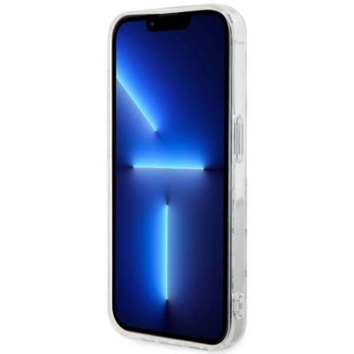 Guess - Guess iPhone 14 Pro Mobilskal MagSafe Marble - Vit