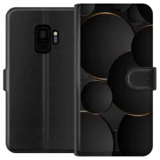 Gustaf - Pl&aring;nboksfodral till Samsung Galaxy S9 med Lyxig Cirklar