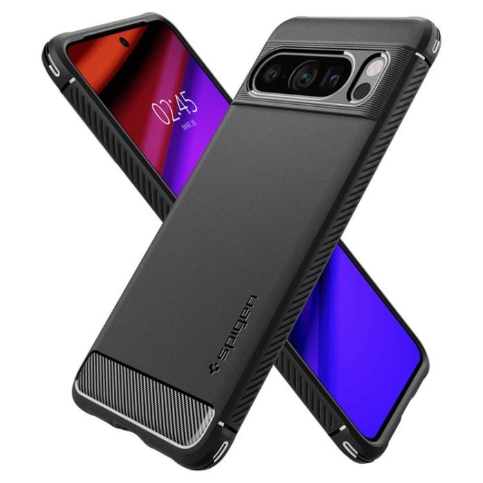 Spigen - Spigen Google Pixel 8 Mobilskal Rugged Armor - Matte Svart