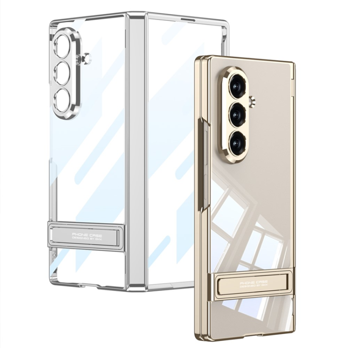 GKK - GKK Galaxy Z Fold 7 Mobilskal Magnetic Hinge Kickstand - Svart