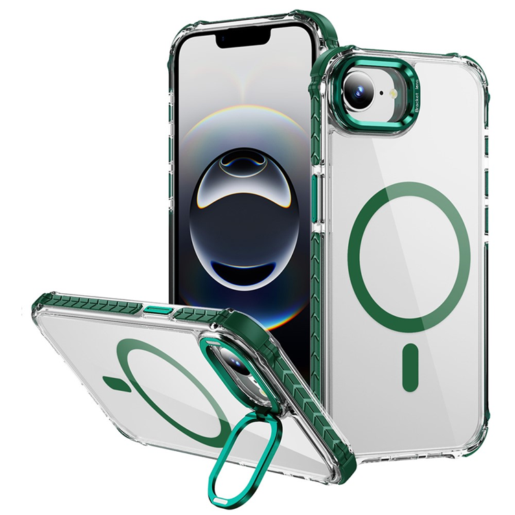 iPhone 16e Mobilskal MagSafe Kickstand - Grön | 2353 | AlltMobil