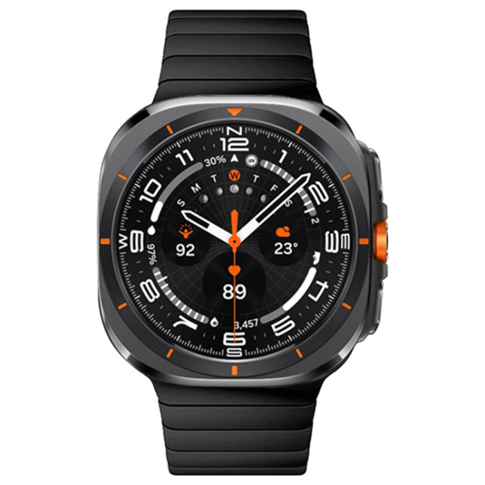 A-One Brand - Galaxy Watch Ultra (47mm) Armband Stainless Steel - Svart