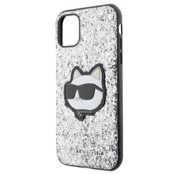 KARL LAGERFELD - Karl Lagerfeld iPhone 11/XR Mobilskal Glitter Choupette Patch