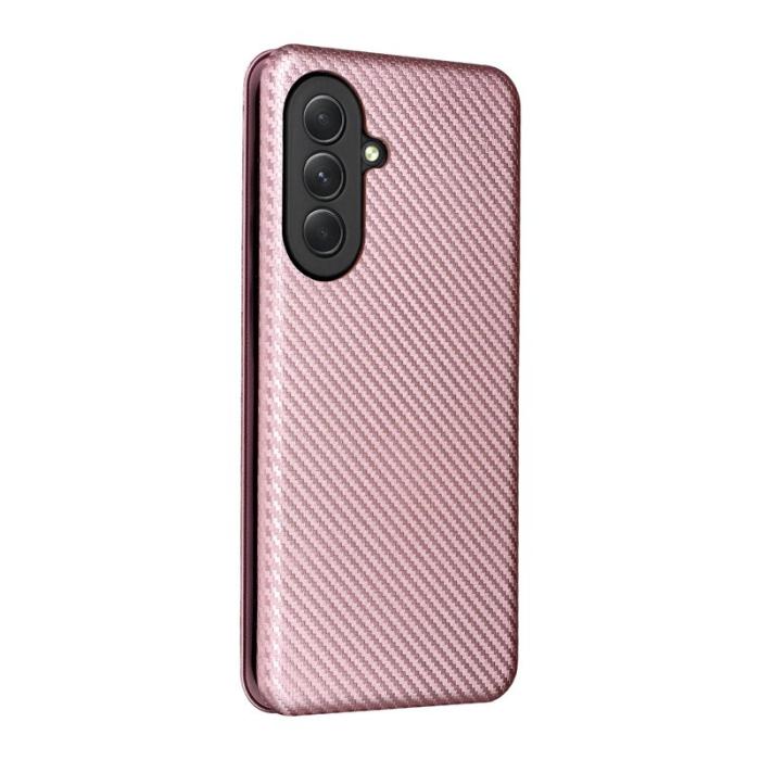 OEM - Mobilskal till Samsung Galaxy A57 PU Läder Drop-Skydd - Roséguld