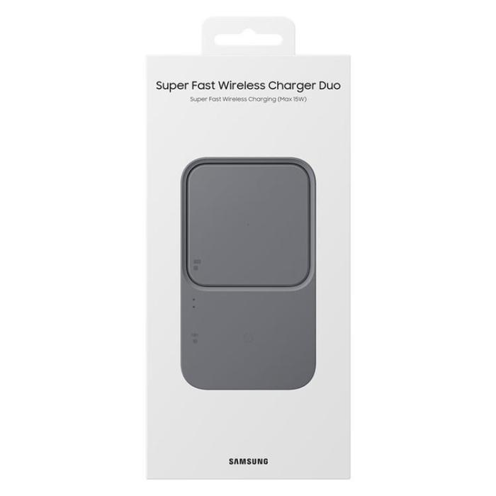 OEM - Samsung Duo Trådlös Laddare 15W QC - Svart