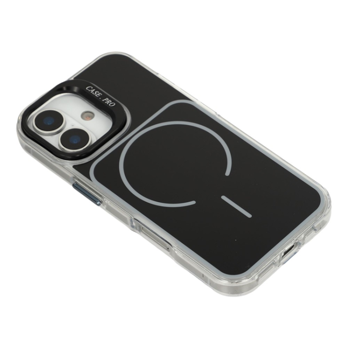 A-One Brand - Mobilskal till iPhone 17 MagSafe med Matchande Handrem Lens Kickstand